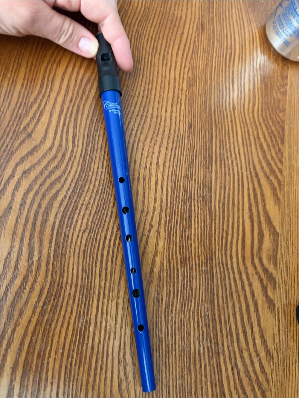 The ear piercing noise of the Classical Conversations Tin whistle